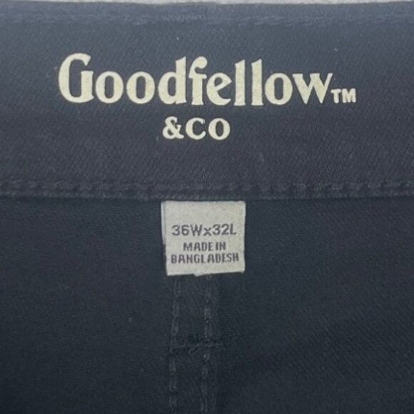 Goodfellow & Co Slim Total Flex Pants Mens 36 x 32 Black - Picture 3 of 9